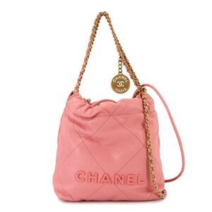 Pre Loved chanel Women Pink Shoulder Bags